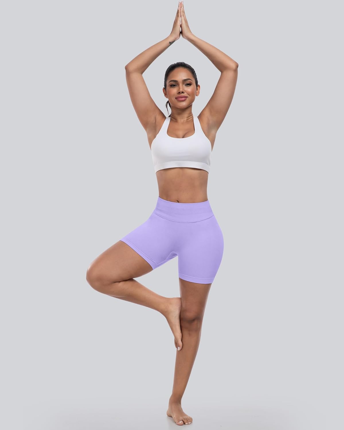 CHRLEISURE High Waist Workout Shorts