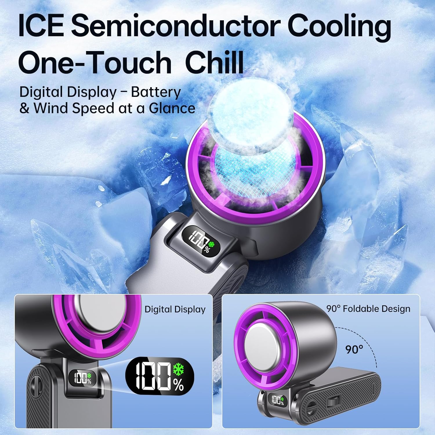 Turbo Cooling Portable Fan